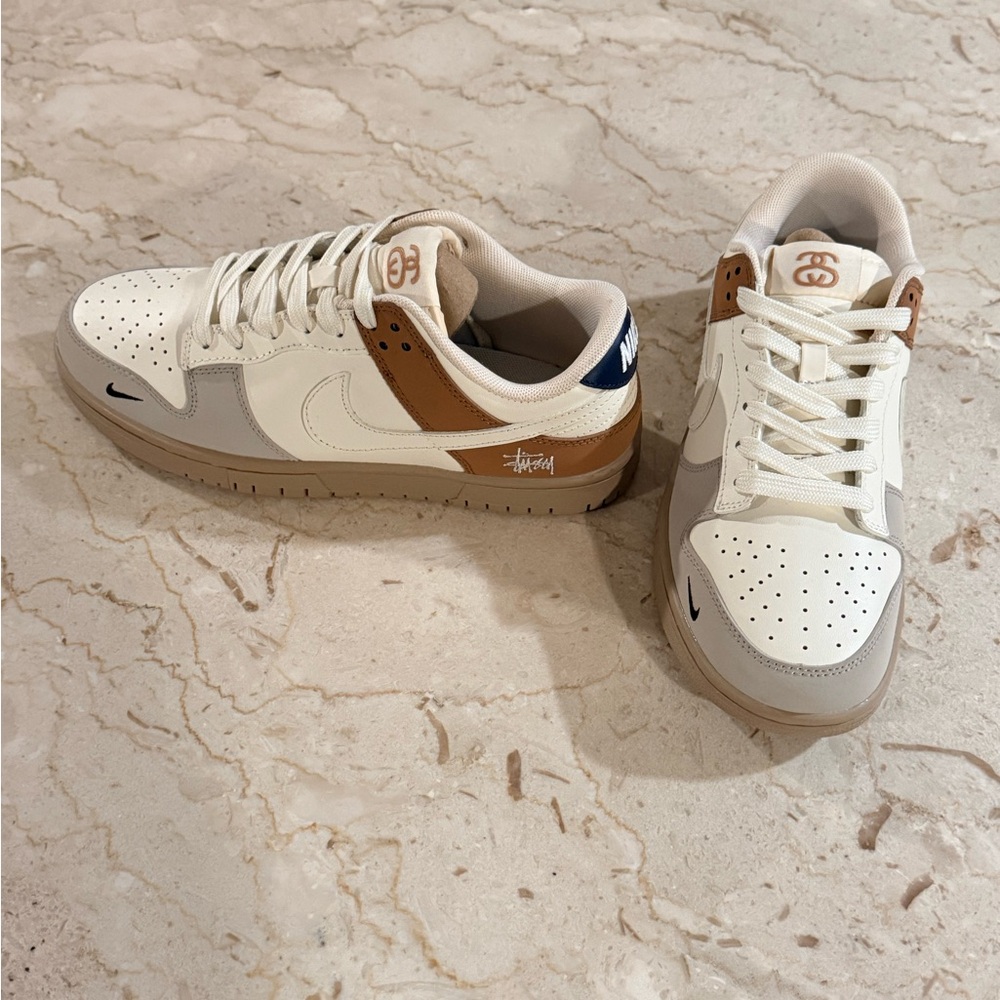 Nike Cream and Tan Sneakers